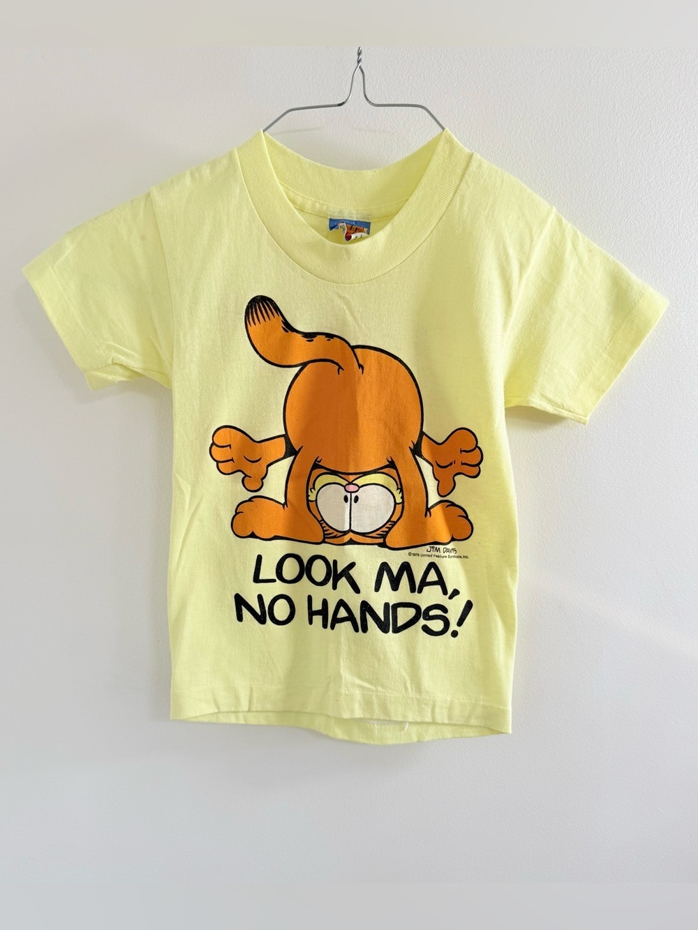 Vintage T-shirt Single Stitch Garfield Character Graphic T-shirt Kids 3T